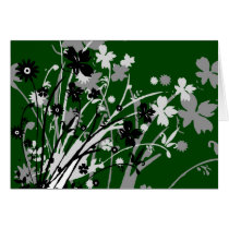 flourish, design, green, greeting, card, notecard, cards, flower, flowers, floral, art, nature, gift, gifts, Card with custom graphic design