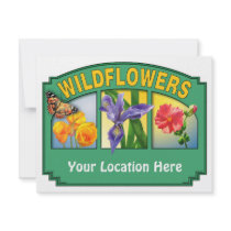 Wildflowers Invitation Customizable