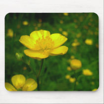 Wildflowers Mouspad  Buttercup Computer Gifts mousepads