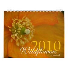 Wildflowers of Cornwall 2010 Calendar calendar