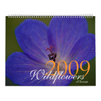 Wildflowers of Europe 2009 Calendar calendars
