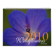 Wildflowers of Europe 2010 Calendar