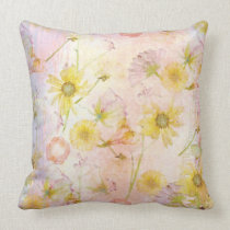 Wildflowers Throw Pillow