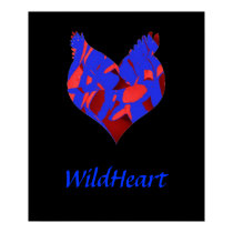 WildHeart Blue posters