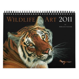 Wildlife Art 2011 calendar by Morgane Antoine calendar