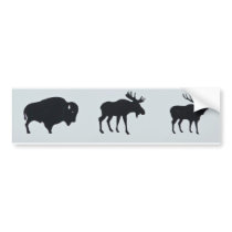 Wildlife bumper stickers