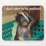 Wildlife Conservation Pouty Baby Mouse Pads
