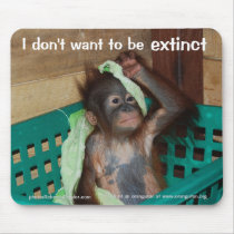 Wildlife Conservation Pouty Baby mousepads by Rebecca_Reeder Wildlife Conservation Pouty Baby mousepads