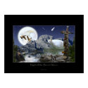 WILDLIFE FANTASY Art Poster posters by RavenSpiritPrints WILDLIFE FANTASY Art Poster posters