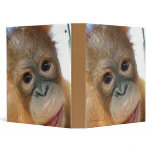Wildlife Rescue : Cute Baby Orangutan 3 Ring Binder
