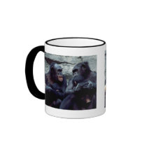 Wildlife Set - Primates 5 mugs by MuseMagic Wildlife Set - Primates 5 mugs
