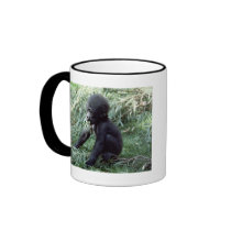 Wildlife Set - Primates 8 mugs by MuseMagic Wildlife Set - Primates 8 mugs