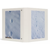 Wildlife Snow Tracks Avery Binder by farmer77 Wildlife Snow Tracks Avery Binder