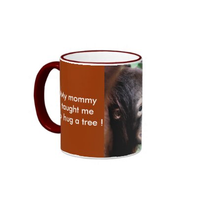 Wildlife Tree Hugger Coffee & Tea Mug by Rebecca_Reeder