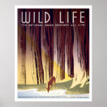 Wildlife WPA Poster (Deer)
