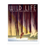 Wildlife WPA Poster (Deer) Postcard