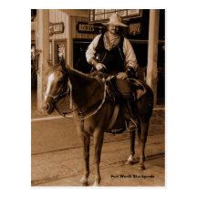 WildWest, Fort Worth Stockyards Postcards