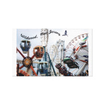 Wildwood Shore Pier Wrapped Canvas Gallery Wrap Canvas