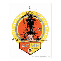 Wile E Coyote Acme - 68% Certain You'll Be Safe Postcards