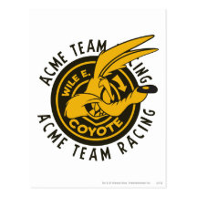 Wile E. Coyote Acme Team Racing Post Card