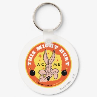 Wile E Coyote Acme - This Might Hurt keychain
