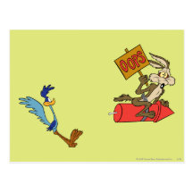 Wile E Coyote and Road Runner Acme Products 5 2 Postcard