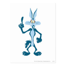 Wile E. Coyote Blue Aha! Post Cards