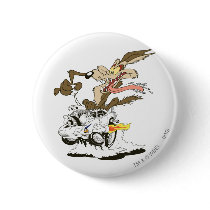 Wile E. Coyote Crazy Glance Button