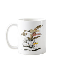 Wile E. Coyote Crazy Glance Coffee Mugs