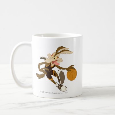 Wile E Coyote Dribbling Through Competition mugs