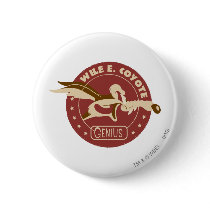 Wile E. Coyote Genius Buttons