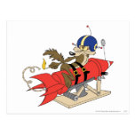 Wile E. Coyote Launching Red Rocket Post Card