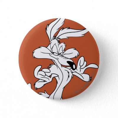 Wile E. Coyote Looking Pleased buttons