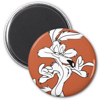 Wile E. Coyote Looking Pleased magnets
