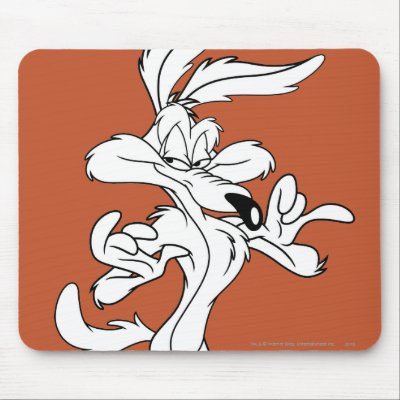Wile E. Coyote Looking Pleased mousepads