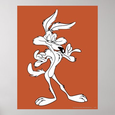 Wile E. Coyote Looking Pleased posters