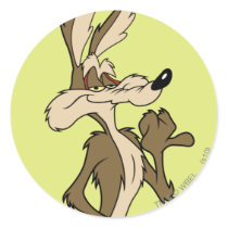 Wile E. Coyote Looking Proud Round Sticker