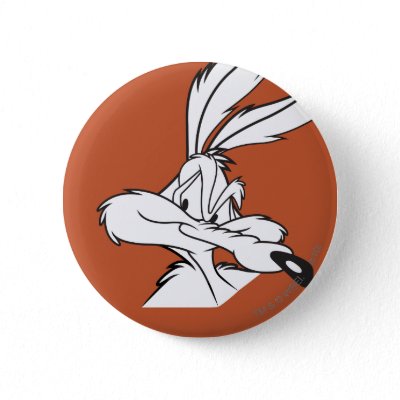 Wile E. Coyote Looking sneaky buttons