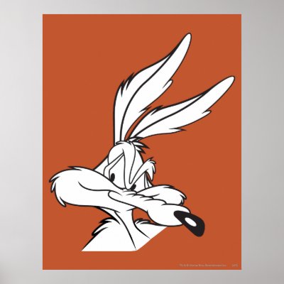 Wile E. Coyote Looking sneaky posters