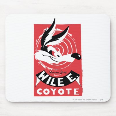 Wile Warner Bros. Presents poster mousepads