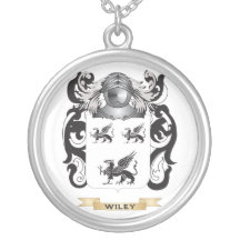 Wiley Family Crest (Coat of Arms) Pendant