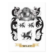 Wiley Family Crest (Coat of Arms) Postcards