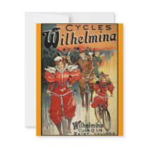 Wilhelmina Cycle & Co. Ltd. Zeist-Holland invitations by MyOtherPlanet Wilhelmina Cycle & Co. Ltd. Zeist-Holland invitations