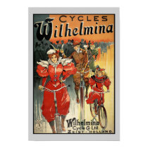Wilhelmina Cycle & Co. Ltd. Zeist-Holland Poster posters