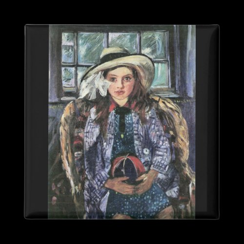 Wilhelmina with ball by Lovis Corinth Magnet