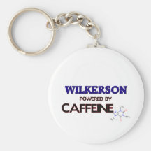 Wilkerson powered by caffeine key chain