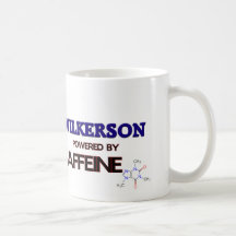Wilkerson powered by caffeine mug