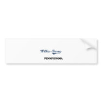 Wilkes-Barre Pennsylvania City Classic Bumper Sticker