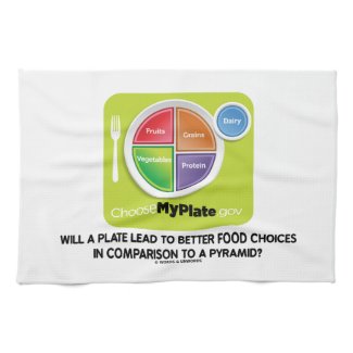 Will A Plate Lead To Better Food Choices Pyramid Towel