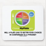 Will A Plate Lead To Better Food Choices Pyramid Mouse Pads